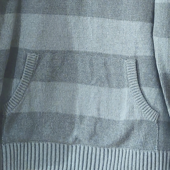 Men's Gray Striped Sweater Brand: Trash Noveau Size XL - Picture 5 of 5